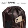 imageadidas Alliance Sackpack  Drawstring Backpack Small Bag for Men and Women Tropic BloomClear Pink One SizeShadow BrownRose Gold20