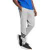 imageadidas Mens Future Icons 3Stripes PantsMedium Grey Heather