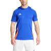 imageadidas mens Tiro 24 JerseyLucid BlueWhiteSolar Red