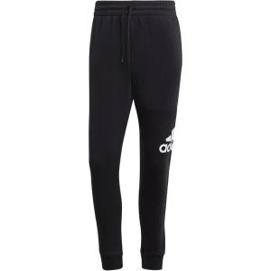 imageAdidas Mens Essentials Fleece Tapered Cuff Big Logo PantsBlack