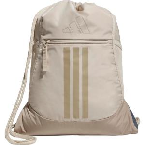 imageadidas Alliance Sackpack  Drawstring Backpack Small Bag for Men and Women Tropic BloomClear Pink One SizeCrystal Linen BeigeTrace Khaki