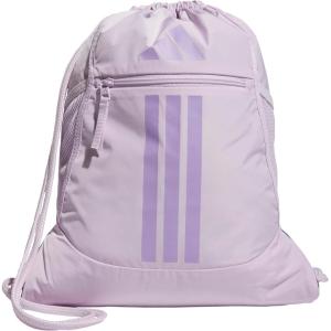 imageadidas Alliance Sackpack  Drawstring Backpack Small Bag for Men and Women Tropic BloomClear Pink One SizeIce LavenderPowder Plum Purple