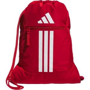 imageadidas Alliance Sackpack  Drawstring Backpack Small Bag for Men and Women Tropic BloomClear Pink One SizeTeam Power Red 230