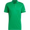 imageadidas Mens Adi Performance Polo ShirtGreenGreen