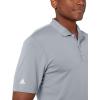 imageadidas Mens Adi Performance Polo ShirtMid Grey1