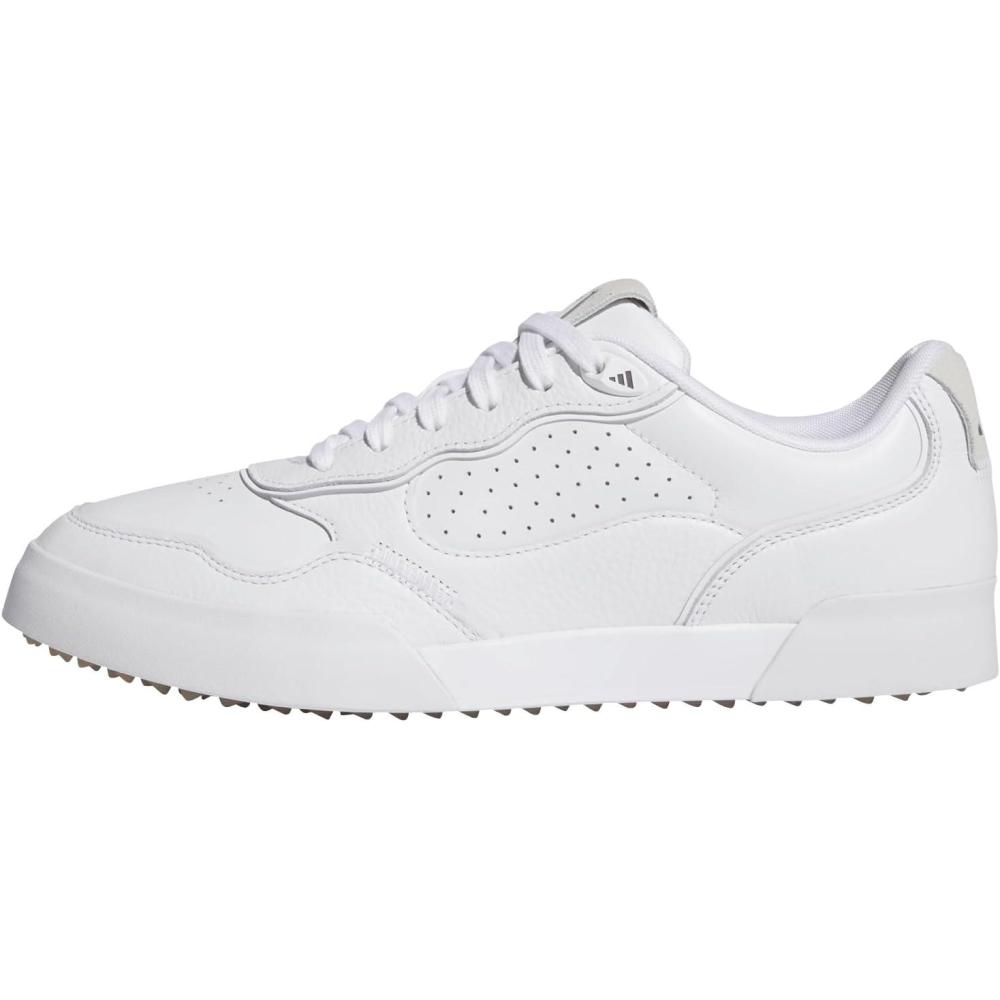 imageadidas Mens Retrocross 25 Spikeless Golf ShoesCloud White Grey Six Gum