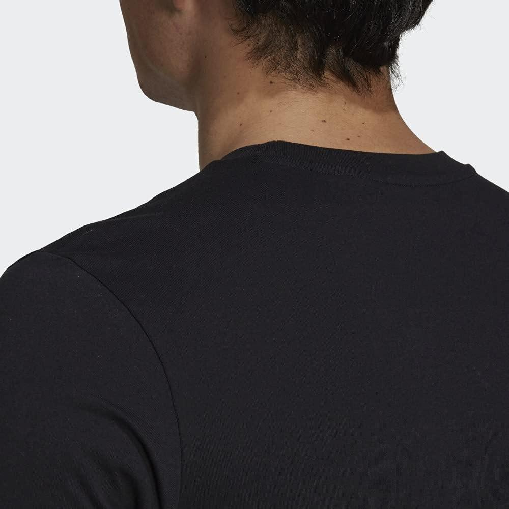 imageadidas Mens Essentials Long Sleeve TeeBlackWhiteWhite