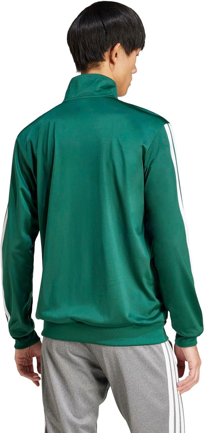 imageadidas Mens Essentials Warmup 3stripes Track TopCollegiate Green