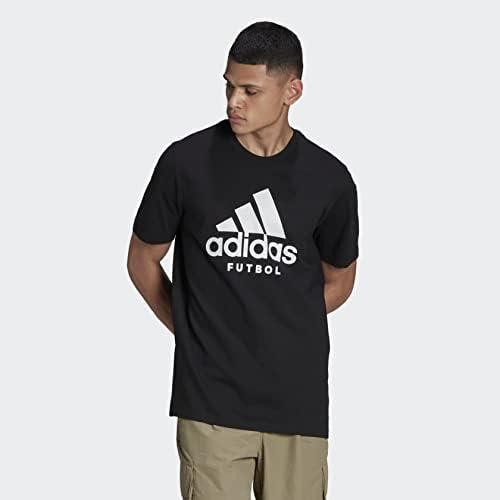 imageadidas Mens Futbol Logo TeeBlack
