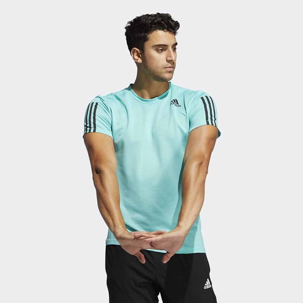 imageadidas Mens Primeblue Designed 2 Move 3Stripes TeeAcid Mint