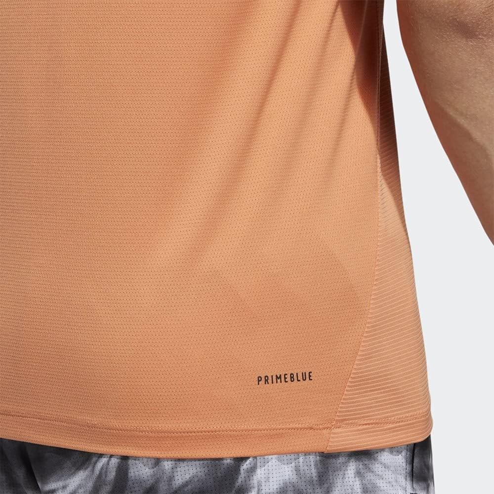 imageadidas Mens Primeblue Designed 2 Move 3Stripes TeeHazy Copper