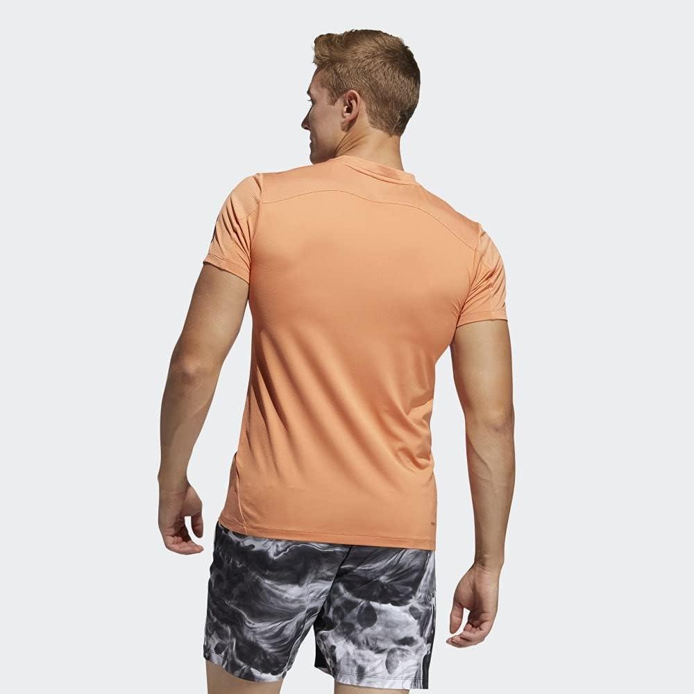 imageadidas Mens Primeblue Designed 2 Move 3Stripes TeeHazy Copper