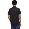 imageadidas Mens Designed to Move 3Stripes Polo ShirtBlackWhite