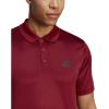 imageadidas Mens Designed to Move 3Stripes Polo ShirtCollegiate BurgundyBlack