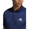 imageadidas Mens Designed to Move 3Stripes Polo ShirtDark BlueWhite