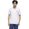 imageadidas Mens Designed to Move 3Stripes Polo ShirtWhiteBlack