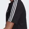 imageadidas Mens Essentials 3stripes TeeBlack  White