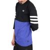 imageadidas Mens Essentials 3stripes TeeBlackPurpleWhitepurple