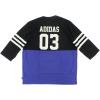 imageadidas Mens Essentials 3stripes TeeBlackPurpleWhitepurple