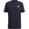 imageadidas Mens Essentials 3stripes TeeLegend Ink
