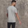 imageadidas Mens Essentials 3stripes TeeMedium Grey Heather