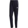 imageadidas Mens Essentials Fleece Tapered Elastic Cuff 3Stripes PantsLegend Ink