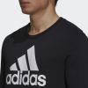 imageadidas Mens Essentials Long Sleeve TeeBlackWhiteWhite