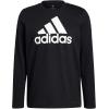 imageadidas Mens Essentials Long Sleeve TeeBlackWhiteWhite