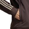 imageadidas Mens Essentials Warmup 3stripes Track TopShadow Brown