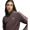 imageadidas Mens Essentials Warmup 3stripes Track TopShadow Brown