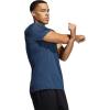imageadidas Mens Primeblue Designed 2 Move 3Stripes TeeCrew Navy