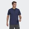 imageadidas Mens Primeblue Designed 2 Move 3Stripes TeeCrew NavyBlack