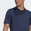 imageadidas Mens Primeblue Designed 2 Move 3Stripes TeeCrew NavyBlack