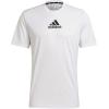 imageadidas Mens Primeblue Designed 2 Move 3Stripes TeeWhiteBlack
