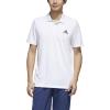 imageadidas Mens Designed to Move 3Stripes Polo ShirtWhiteBlack