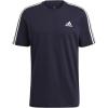 imageadidas Mens Essentials 3stripes TeeLegend Ink