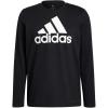 imageadidas Mens Essentials Long Sleeve TeeBlackWhiteWhite