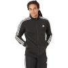 imageadidas Mens Essentials Warmup 3stripes Track TopBlackWhite