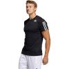 imageadidas Mens Primeblue Designed 2 Move 3Stripes TeeBlack