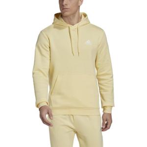 imageadidas Mens Essentials Fleece HoodieAlmost Yellowwhite