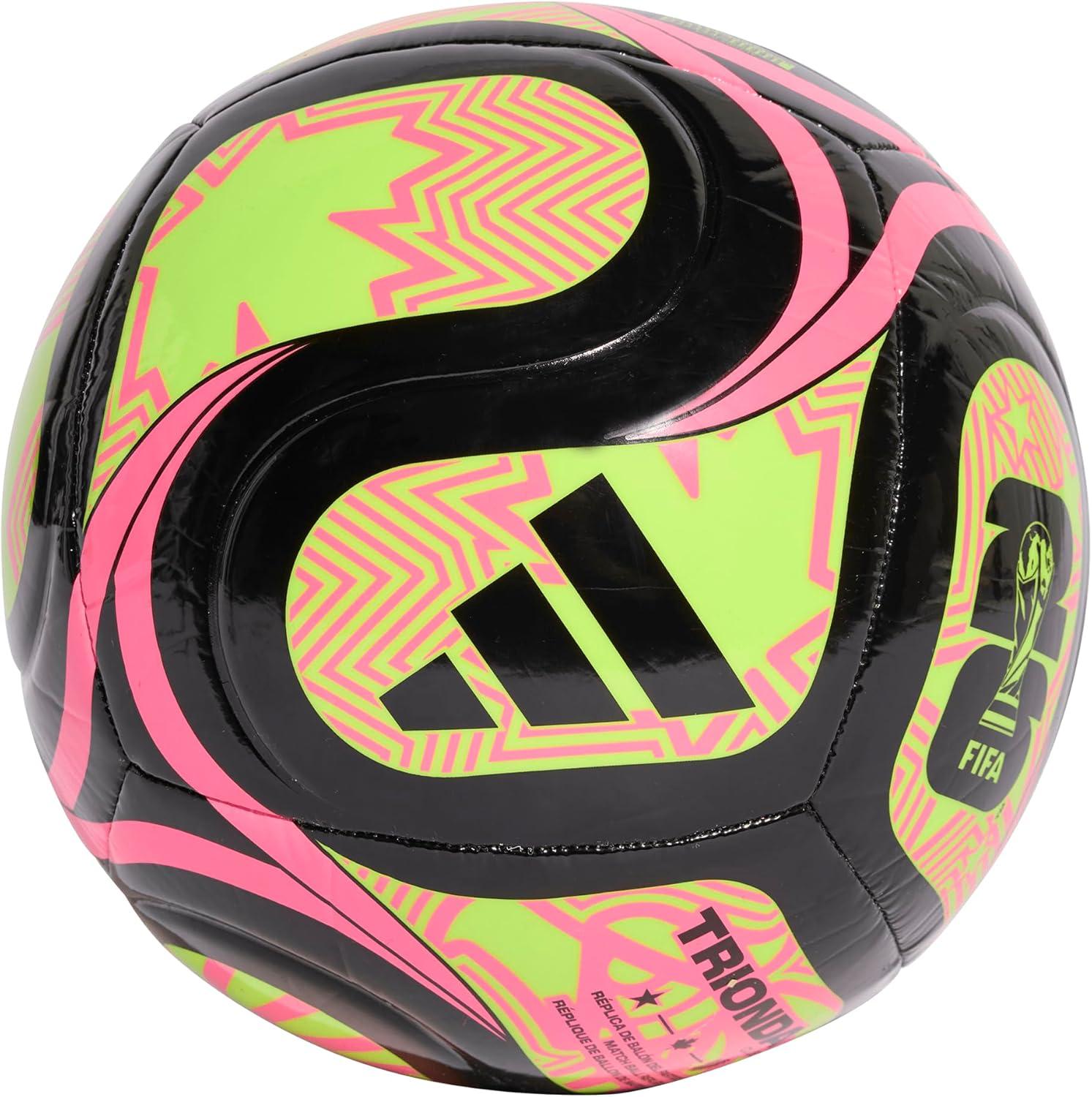 imageadidas FIFA World Cup 26 Trionda Soccer BallBlackLucid LemonLucid PinkClub