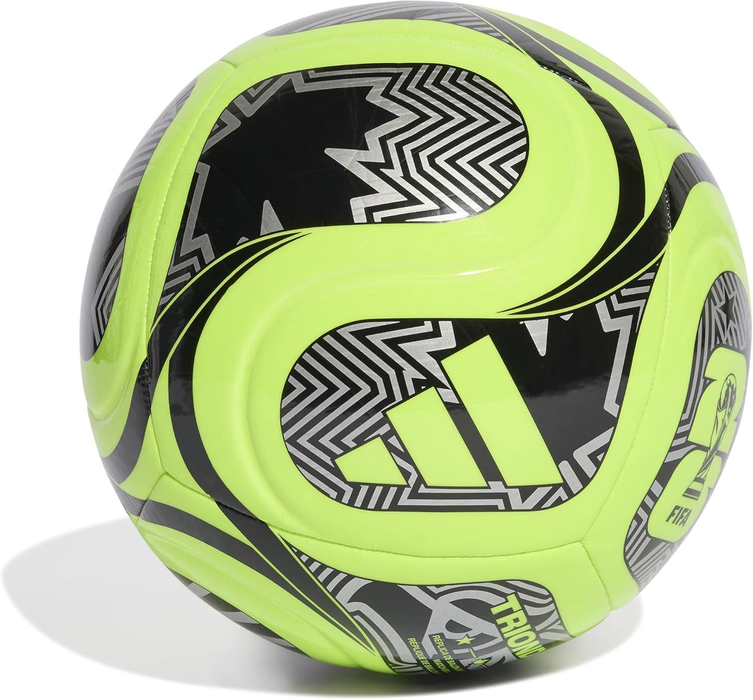 imageadidas FIFA World Cup 26 Trionda Soccer BallLucid LemonBlackSilver MetallicClub