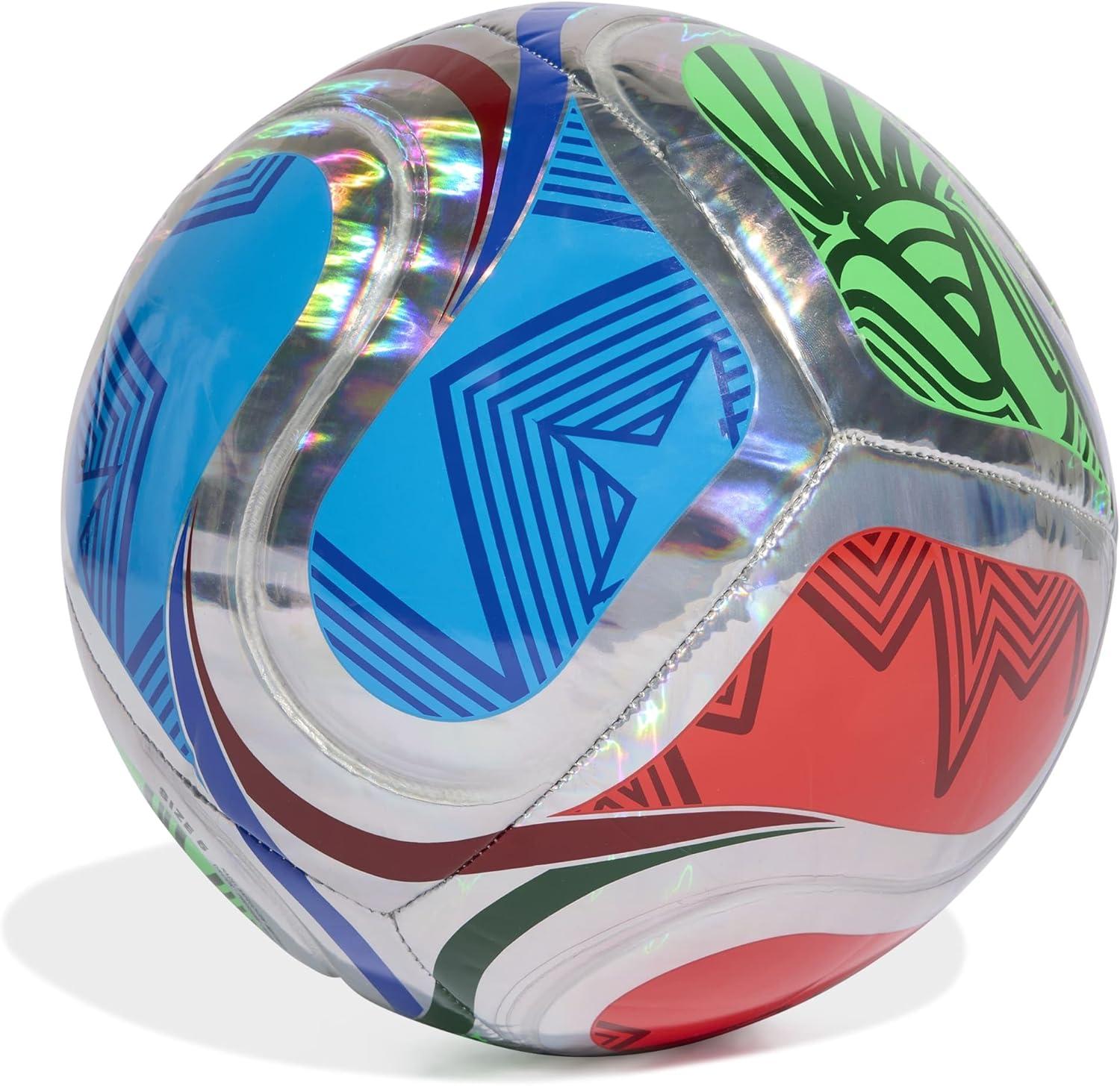 imageadidas FIFA World Cup 26 Trionda Soccer BallMulticolorWhiteTeam Royal BlueSolar BlueTraining Foil