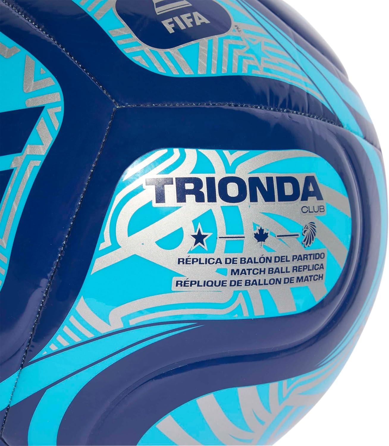 imageadidas FIFA World Cup 26 Trionda Soccer BallNight IndigoSemi Pink GlowSilver MetallicClub