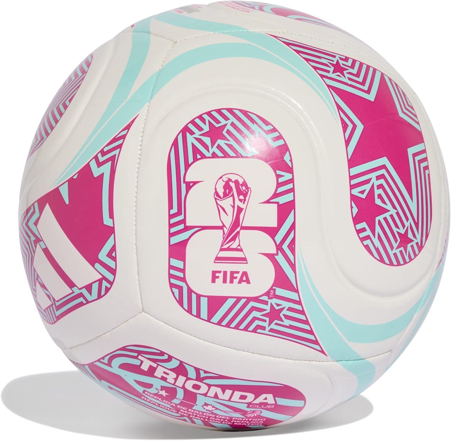 imageadidas FIFA World Cup 26 Trionda Soccer BallWhiteFlash AquaShock PinkClub