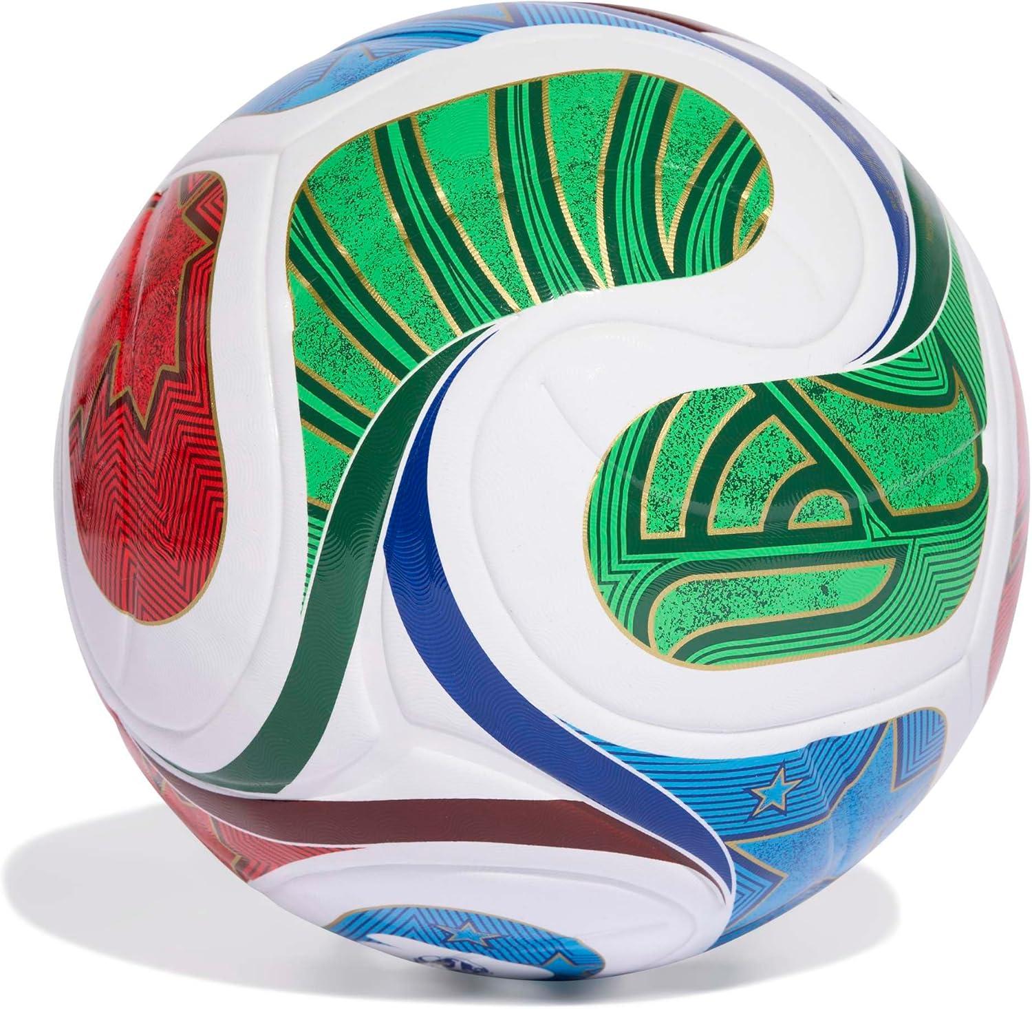 imageadidas FIFA World Cup 26 Trionda Soccer BallWhiteTeam Royal BlueSolar BluePower RedLeague