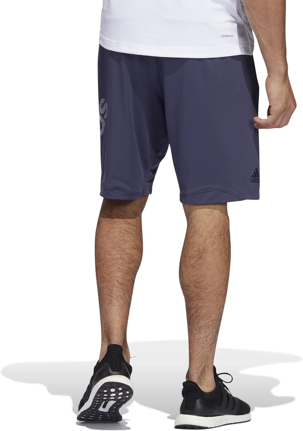 imageadidas Mens 4KRFT Graphic Short Badge of SportShadow Navy