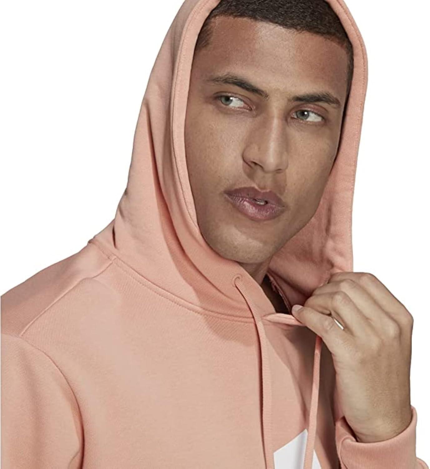 imageadidas Mens Sportswear Future Icons Three Bar HoodieAmbient Blush