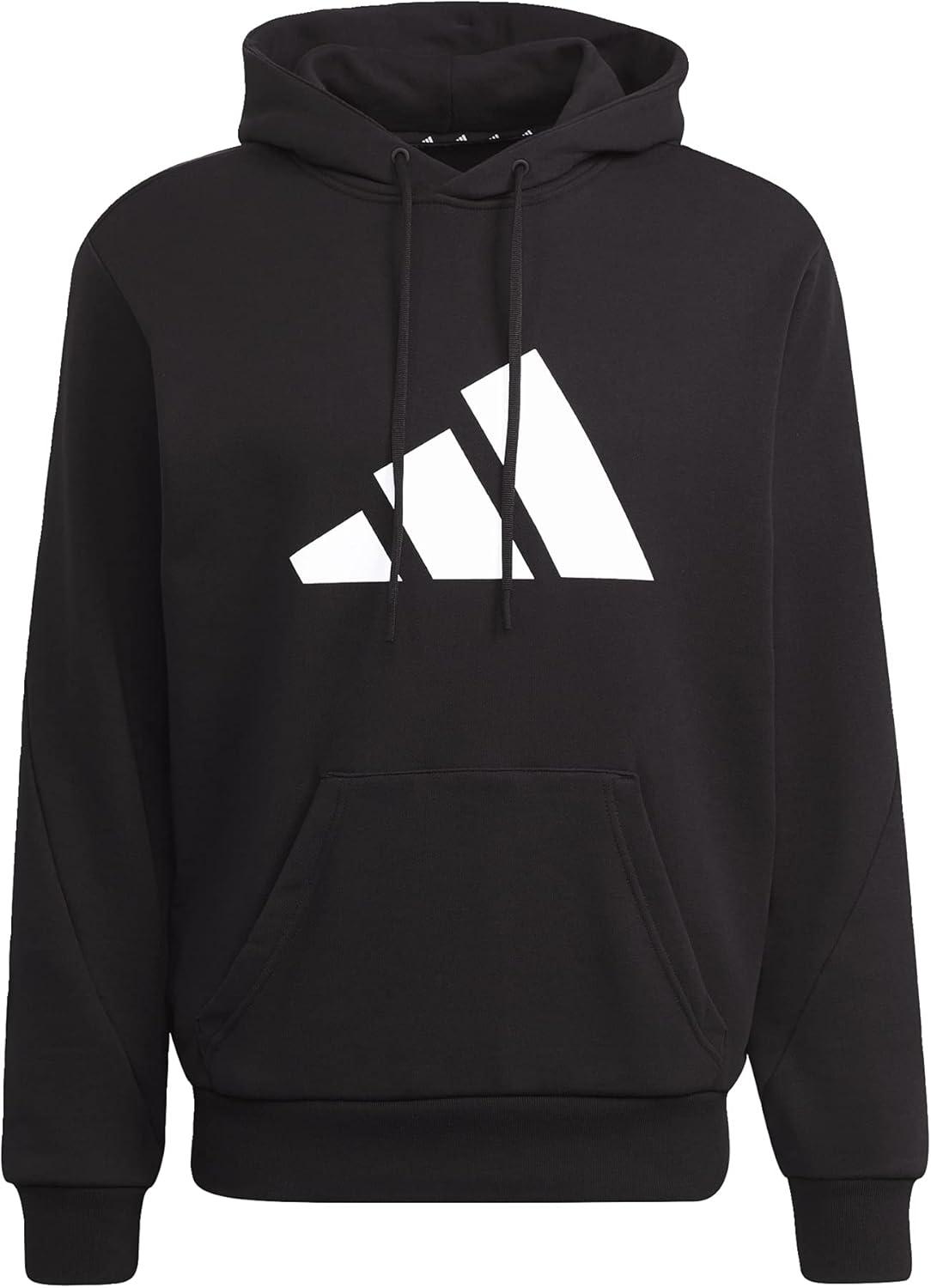 imageadidas Mens Sportswear Future Icons Three Bar HoodieBlack
