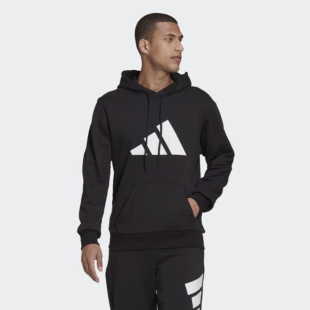 imageadidas Mens Sportswear Future Icons Three Bar HoodieBlack